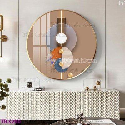Tải file gốc File tranh tròn hiện đại TR3290 (in khổ lớn) không vỡ