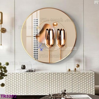 File tranh File tranh tròn hiện đại TR3292 (bản gốc) trang trí văn phòng