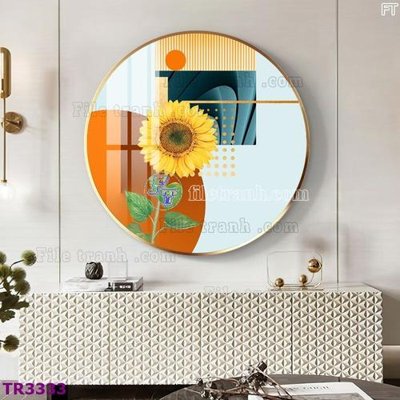 File tranh File tranh tròn hiện đại TR3333 (ảnh gốc) không bị mờ