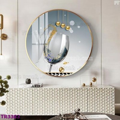 File gốc File tranh tròn hiện đại TR3383 (phiên bản chuẩn) để in ấn