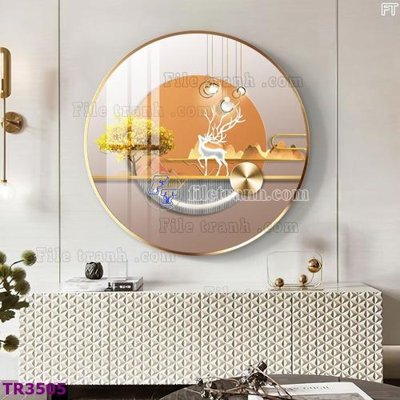 Mua file ảnh gốc File tranh tròn hiện đại TR3505 (chất lượng cao)