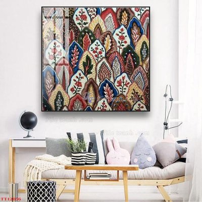 File in trần File tranh trừu tượng art TT12056 (file gốc) hoa văn 3D
