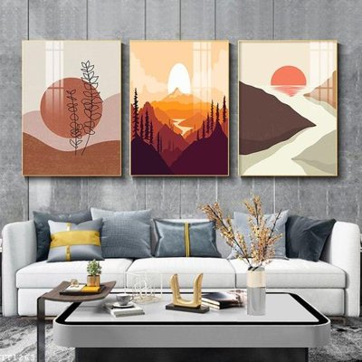 File tranh File tranh treo tối giản Minimalist Art TT1263 (bản gốc) in lụa dán tường