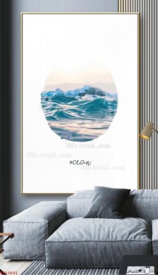 File gốc File tranh trừu tượng canvas TT13031 (in tráng gương) hiện đại