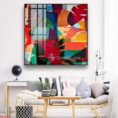 File gốc File tranh trừu tượng canvas TT13047 (in tráng gương) sang trọng
