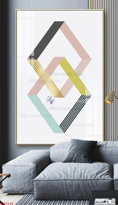 File in ấn File tranh trừu tượng canvas TT13114 (bản gốc) sắc nét