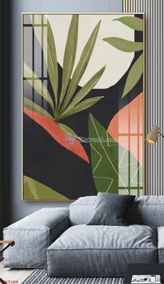 File tranh gốc in trần nhà File tranh trừu tượng canvas TT13189 3D