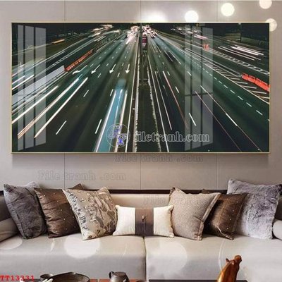 File tranh File tranh trừu tượng canvas TT13331 (gốc) in backlit film