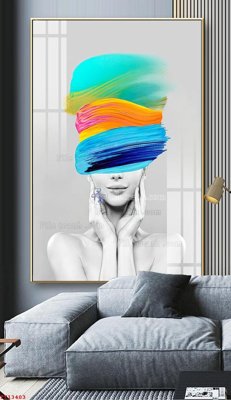 File gốc File tranh trừu tượng canvas TT13403 (phong cách) cổ điển