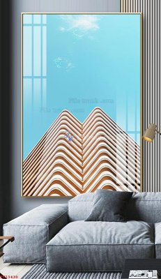 File tranh File tranh trừu tượng canvas TT13430 (gốc) chủ đề thành phố