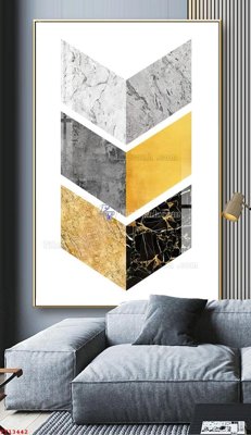 Tải file File tranh trừu tượng canvas TT13442 (gốc) chủ đề phong thủy