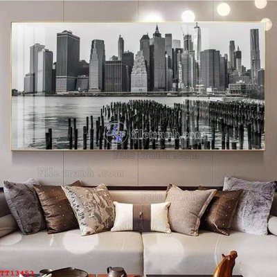 File in trần File tranh trừu tượng canvas TT13453 (file gốc) phong thủy