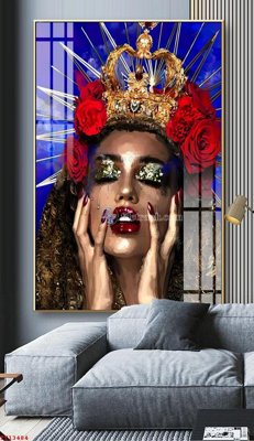 File gốc File tranh trừu tượng canvas TT13484 (trang trí) cho phòng khách