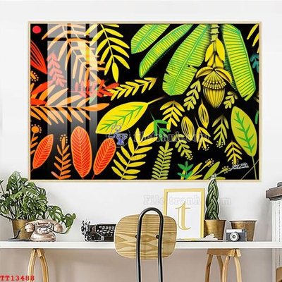 Ảnh mô tả file gốc in mica File tranh trừu tượng canvas TT13488