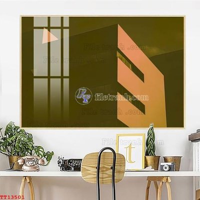 Download file gốc File tranh trừu tượng canvas TT13501 (in mica) trong suốt