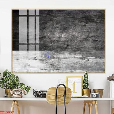 File tranh File tranh trừu tượng canvas TT13537 (bản gốc) in lụa 3D