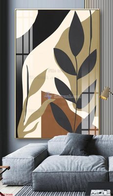File tranh File tranh trừu tượng canvas TT13644 (bản gốc) in lụa dán tường