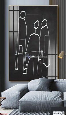 File tranh File tranh trừu tượng canvas TT13700 (gốc) chủ đề động vật