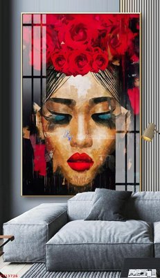 File gốc File tranh trừu tượng canvas TT13726 (cho in UV) siêu nét