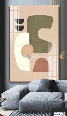 File gốc File tranh trừu tượng canvas TT13743 (trang trí) phòng ngủ