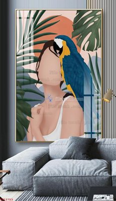 File PSD File tranh trừu tượng canvas TT13753 (gốc) cho in quảng cáo