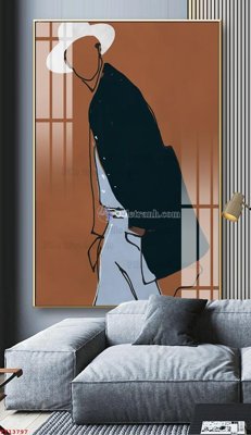 File gốc File tranh trừu tượng canvas TT13797 (in lụa) chi tiết cao