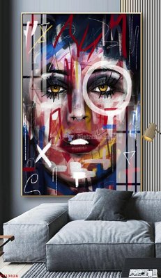 File gốc File tranh trừu tượng canvas TT13824 (chuẩn màu) cho in offset