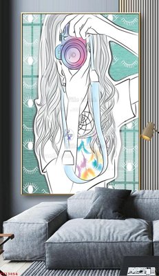 Tải file gốc File tranh trừu tượng canvas TT13854 (in không vỡ ảnh)