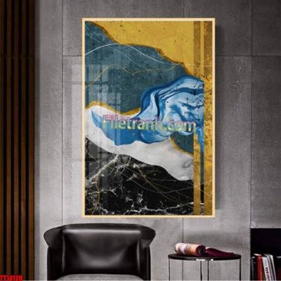 File gốc File tranh trừu tượng art TT14120 (in mica) làm bảng hiệu