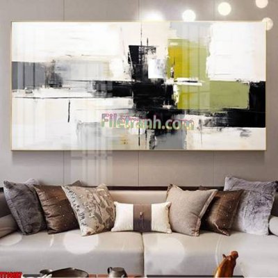 File gốc File tranh trừu tượng art TT14187 (in lụa) chi tiết cao