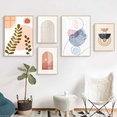 File PSD File tranh treo 5 tấm tối giản Minimalist Art TT2136 (gốc) cho designer