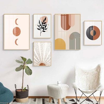 File gốc File tranh treo 5 tấm tối giản Minimalist Art TT2164 (ảnh rõ nét) để in