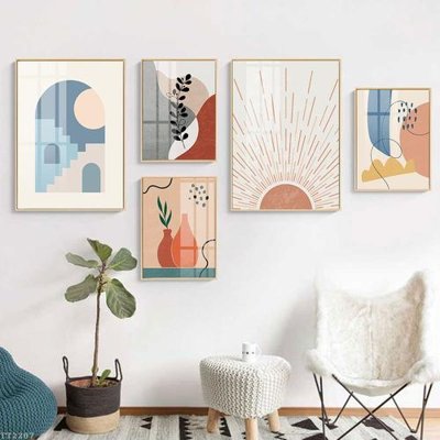Tải file File tranh treo 5 tấm tối giản Minimalist Art TT2207 (gốc) làm file quảng cáo