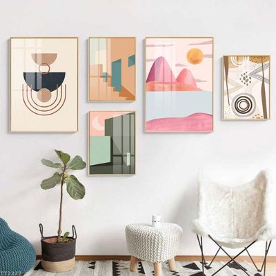 File in ấn File tranh treo 5 tấm tối giản Minimalist Art TT2227 (bản gốc) từ file gốc