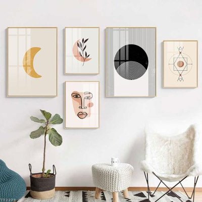 Download file File tranh treo 5 tấm tối giản Minimalist Art TT2279 (gốc) cho xưởng in