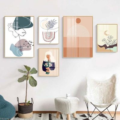 Tệp tin gốc File tranh treo 5 tấm tối giản Minimalist Art TT2371 (dùng cho in) File tranh treo 5 tấm tối giản Minimalist Art TT2371