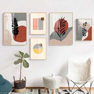 File gốc File tranh treo 5 tấm tối giản Minimalist Art TT2475 (phong cách) cổ điển