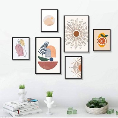 Tải file File tranh treo bộ 6 tấm tối giản Minimalist Art TT3160 (ảnh gốc) in gạch men