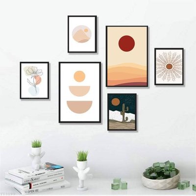 File gốc File tranh treo bộ 6 tấm tối giản Minimalist Art TT3199 (ảnh rõ nét) để in