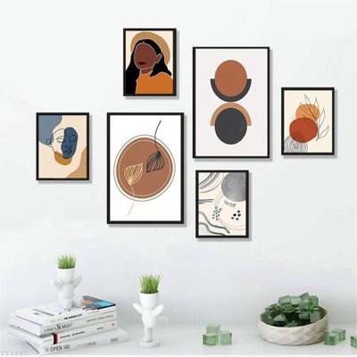 File gốc File tranh treo bộ 6 tấm tối giản Minimalist Art TT3247 (PSD/TIFF) độ phân giải cao