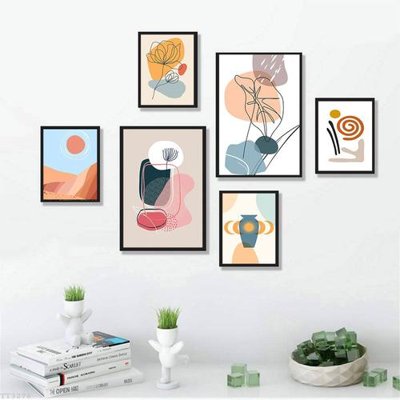 File tranh gốc File tranh treo bộ 6 tấm tối giản Minimalist Art TT3278 (bản đẹp) độc quyền