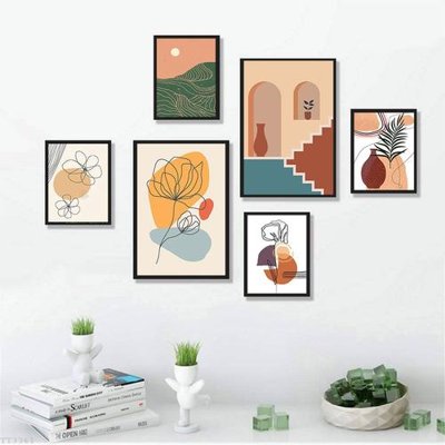 Tải file File tranh treo bộ 6 tấm tối giản Minimalist Art TT3361 (ảnh gốc) độ phân giải 300dpi