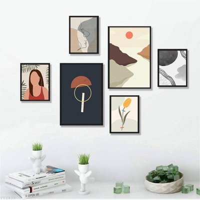 File in trần File tranh treo bộ 6 tấm tối giản Minimalist Art TT3435 (file gốc) xuyên sáng