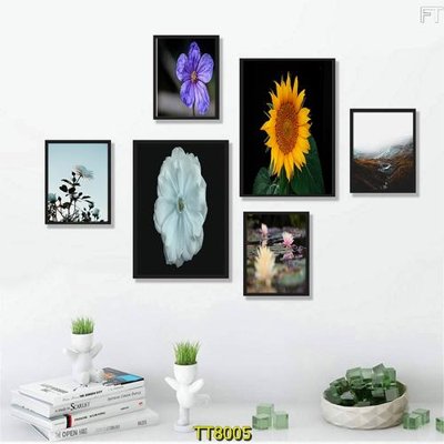 File gốc File tranh bộ 6 tấm TT80005 (thiết kế) độc quyền