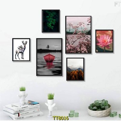 File gốc File tranh bộ 6 tấm TT80016 (in mica) làm bảng hiệu