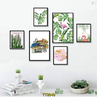 File tranh File tranh bộ 6 tấm TT80040 (gốc) chủ đề trừu tượng