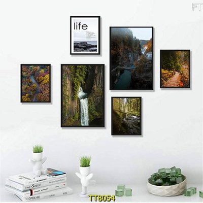 File tranh File tranh bộ 6 tấm TT80054 (ảnh gốc) in trần nhà