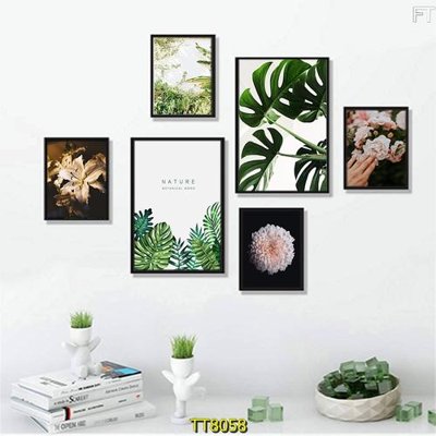 Tải file File tranh bộ 6 tấm TT80058 (gốc) làm tranh trang trí