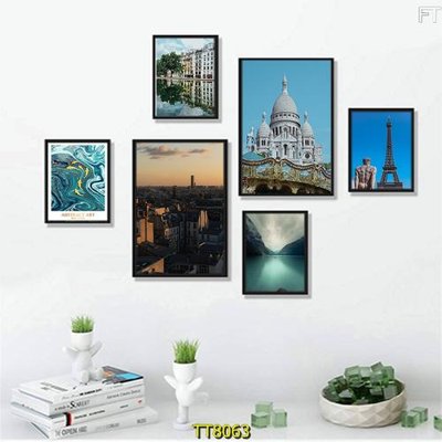 Download file File tranh bộ 6 tấm TT80063 (gốc) in mica ốp bếp