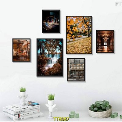 File tranh quảng cáo File tranh bộ 6 tấm TT80087 (file gốc) chuyên nghiệp